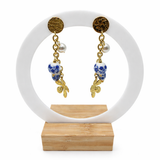 Boucles d’oreilles ILARIA – Breloques pendante en acier inoxydable