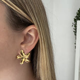 Boucles d’oreilles FLORA – Fleurs en acier inoxydable