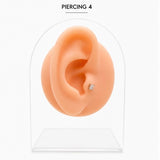 Piercing Oreille Argentée