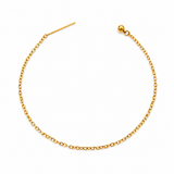 Bracelet personnalisable JOALIA – Chaîne fine et breloques à personnaliser en acier inoxydable