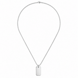 Collier CLÉMENT - Chaîne avec plaque à graver