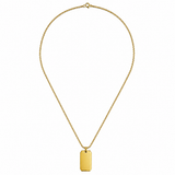 Collier CLÉMENT - Chaîne avec plaque à graver