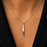 Collier JORIS - Amulette à graver