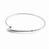 Bracelet de bras MANON - finitions arrondies en acier inoxydable
