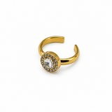 Bague JODIE - Bague ajustable en acier inoxydable