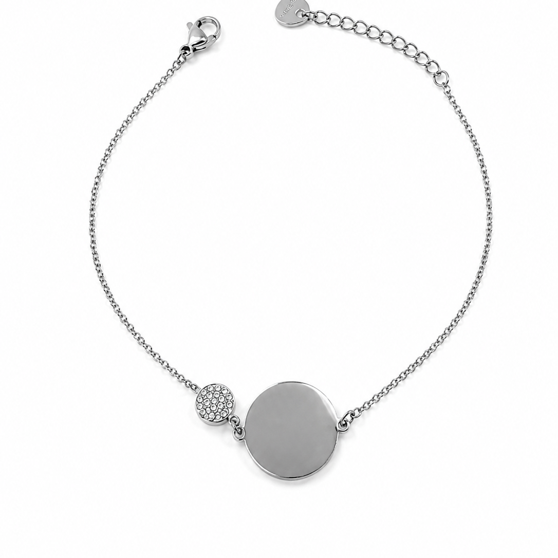 Bracelet EVA – Plaque à graver en acier inoxydable