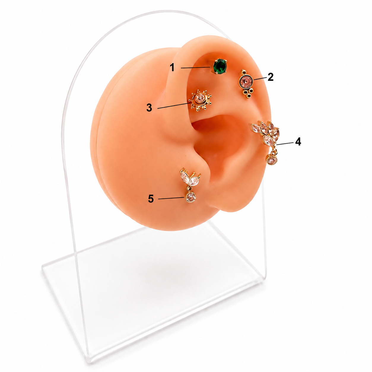 Piercing Oreille Dorée