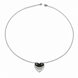 Collier ROMY – Cœur à graver en acier inoxydable