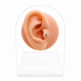 Piercing Croix Scintillante en Acier Inoxydable