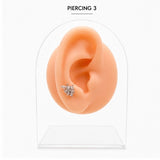 Piercing Oreille Argentée