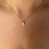 Collier CRYSTAL – Cristal Swarovski® goutte en acier inoxydable