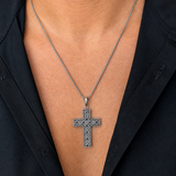 Collier RAPHAËL - Croix en acier inoxydable argenté