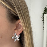 Boucles d’oreilles FLORA – Fleurs en acier inoxydable