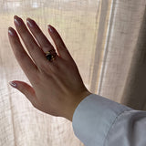 Bague ÉLÉA – Charms étoile dorée en acier inoxydable