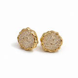 Boucles d’oreilles LOLA – Perle de verre en tige argent 925