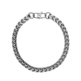 Bracelet NATHAN - Maille queue de renard en acier inoxydable