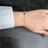 Bracelet VICTORIA – Cœur avec strass scintillants en acier inoxydable