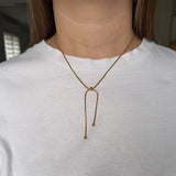 Collier chaîne serpent EVA – Long coulissant réglable en acier inoxydable argenté ou doré